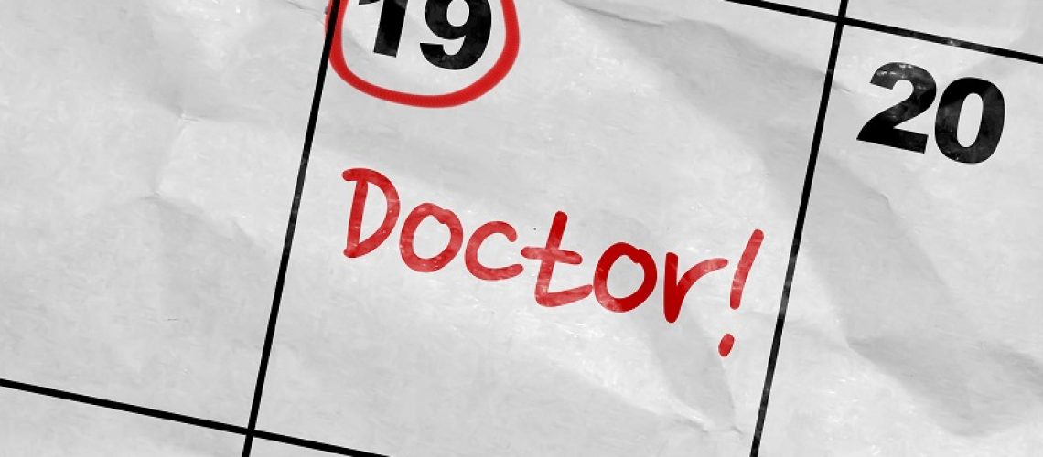Concept image of a Calendar with the text: Doctor